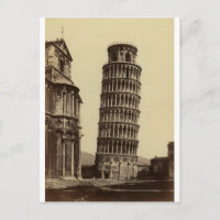 Fantastisches Foto von Pisa Turm im Jahr 1860!