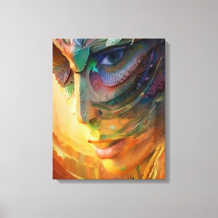 Fantastisches Frauenportrait Leinwanddruck