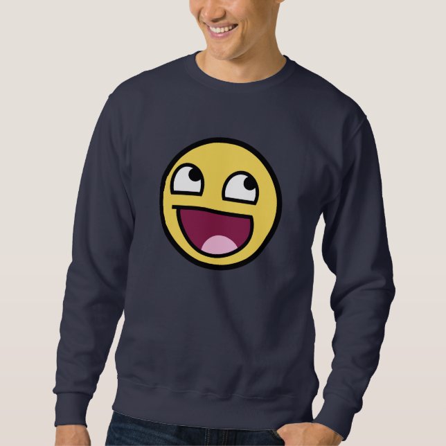 Fantastisches Gesichts-Dunkelheits-Sweatshirt Sweatshirt (Vorderseite)