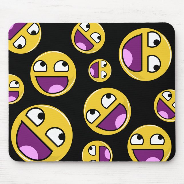 Fantastisches Gesichts-Internet Meme Mousepad (Vorne)