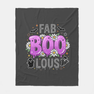 Fantastisches Halloween-Geister-Design_1 Fleecedecke