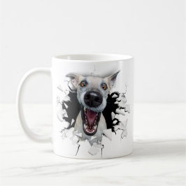 Fantastisches Hundegesicht Kaffeetasse