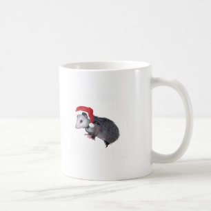 Fantastisches Opossum-Weihnachten Kaffeetasse