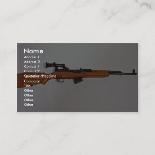 Fantastisches Ostblockgewehr Visitenkarte