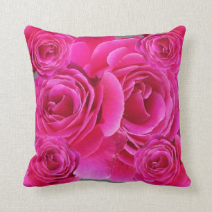 FANTASTISCHES PINKFARBENES ROSA ROSEN-MUSTER KISSEN