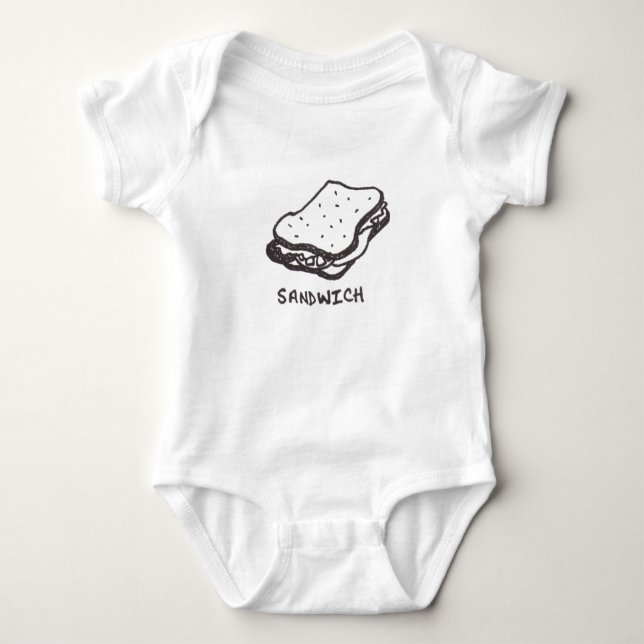 Fantastisches Sandwich Baby Strampler (Vorderseite)