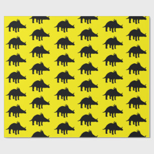 Fantastisches Styracosaurus Dinosaurier geflecktes Geschenkpapier