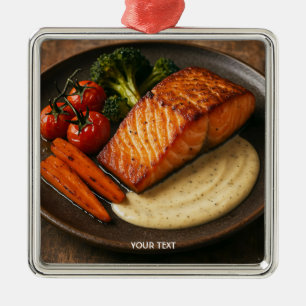 Fantastisches Süßes Erstaunliches Köstliches Essen Ornament Aus Metall