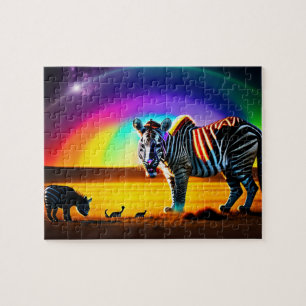 Fantastisches Tier Zebra Tiger