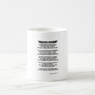 "FANTASTISCHES WUNDER" MUGS/CUPS KAFFEETASSE
