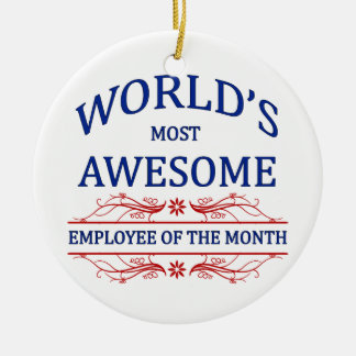 Fantastischste Angestellte der Welt der des Monats Keramik Ornament