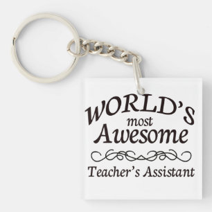 Fantastischste Assistent des Lehrers der Welt der Schlüsselanhänger
