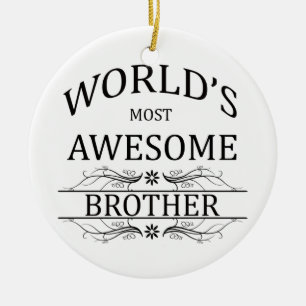 Fantastischste Bruder der Welt der Keramikornament