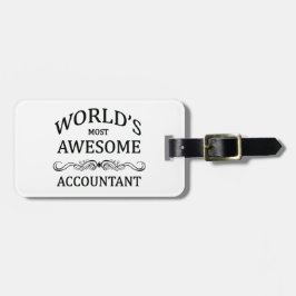 Fantastischste Buchhalter der Welt der Gepäckanhänger