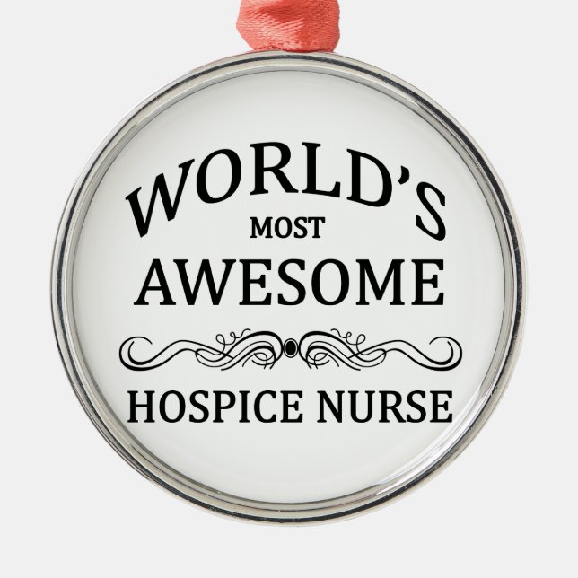 Fantastischste das Pflegeheim-Krankenschwester der Ornament Aus Metall (Vorne)