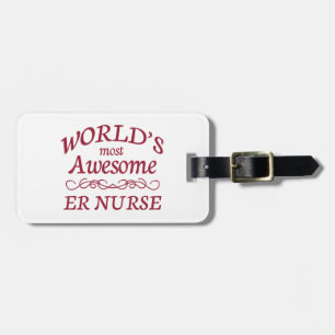 Fantastischste der ER-Krankenschwester der Welt Gepäckanhänger