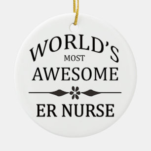 Fantastischste der ER-Krankenschwester der Welt Keramikornament