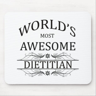 Fantastischste Diätetiker der Welt der Mousepad