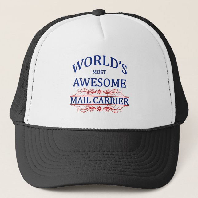 Fantastischste die Post-Fördermaschine der Welt Truckerkappe (Vorderseite)