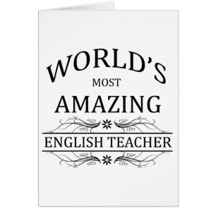 Fantastischste englische Lehrer der Welt der