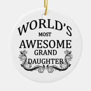 Fantastischste Enkelin der Welt die Keramik Ornament