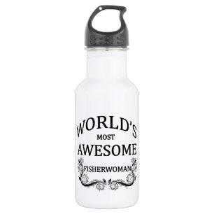 Fantastischste Fisherwoman der Welt der Trinkflasche