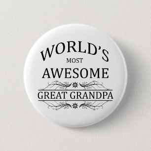 Fantastischste große Großvater der Welt der Button