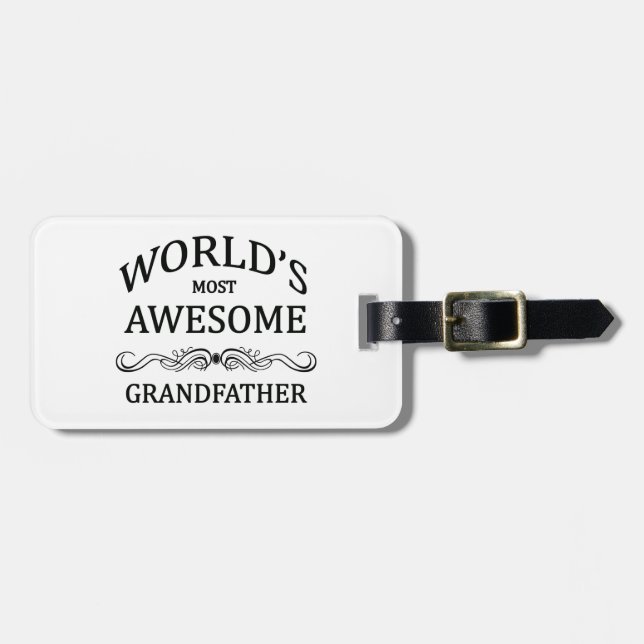 Fantastischste Großvater der Welt der Gepäckanhänger (Vorderseite horizontal)