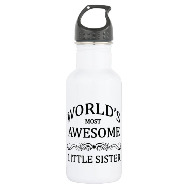 Fantastischste kleine Schwester der Welt die Trinkflasche (Vorderseite)