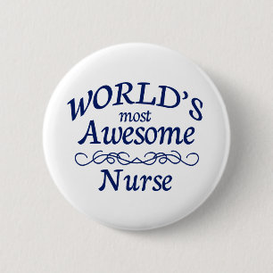 Fantastischste Krankenschwester der Welt die Button