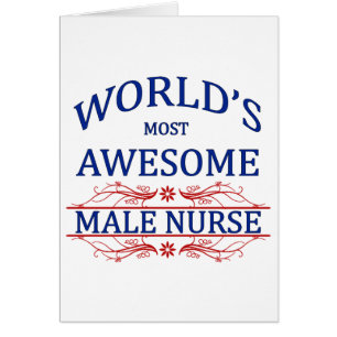 Fantastischste männliche Krankenschwester der Wel