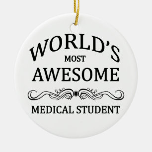 Fantastischste medizinische Student der Welt der Keramik Ornament