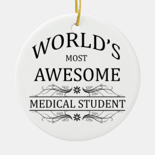 Fantastischste medizinische Student der Welt der Keramikornament