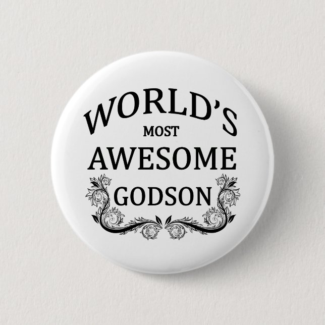 Fantastischste Patensohn der Welt der Button (Vorderseite)