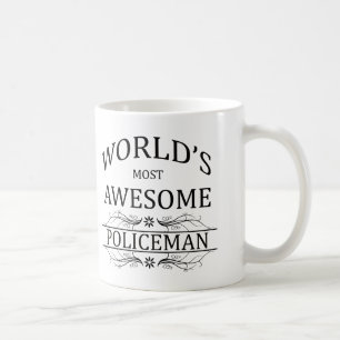 Fantastischste Polizist der Welt der Kaffeetasse