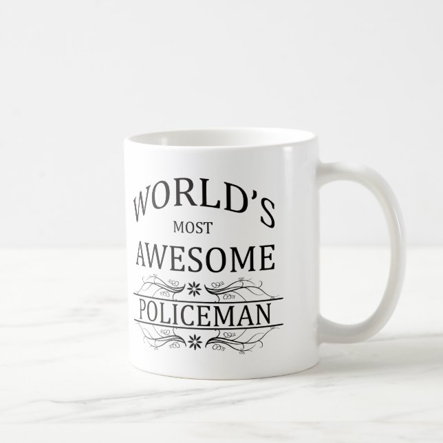 Fantastischste Polizist der Welt der Kaffeetasse (Rechts)