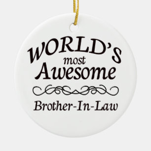 Fantastischste Schwager der Welt der Keramik Ornament