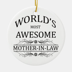 Fantastischste Schwiegermutter der Welt die Keramik Ornament