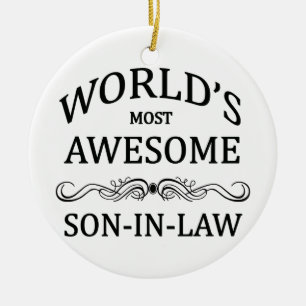 Fantastischste Schwiegersohn der Welt der Keramik Ornament