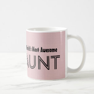 Fantastischste TANTE kundenspezifisches rosa Kaffeetasse