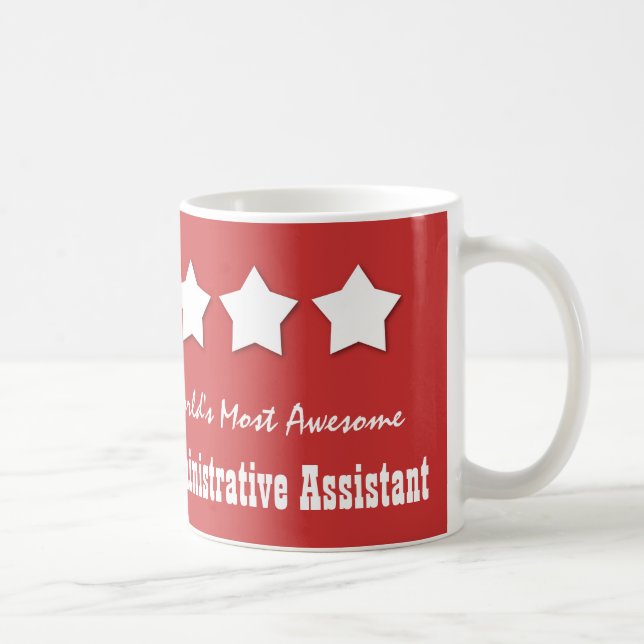 Fantastischste VERWALTUNGSassistent B080 der Welt Kaffeetasse (Rechts)