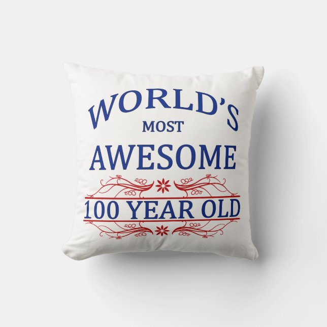 Fantastischsten 100 Jährigen der Welt die Kissen (Vorderseite)