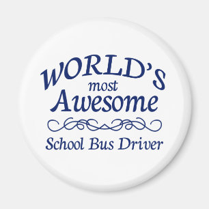 Fantastischster Bustreiber der Welt Schul Magnet