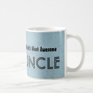 Fantastischster der ONKEL Blau der Welt Grunge Kaffeetasse