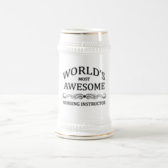 Fantastischster die Krankenpflege-Lehrer der Welt Bierglas (Mittel)
