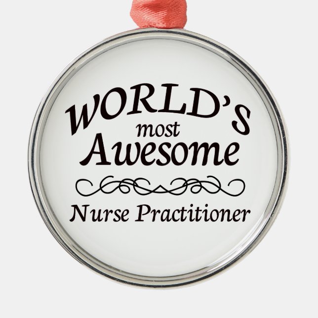 Fantastischster die Krankenschwester-Praktiker der Ornament Aus Metall (Vorne)
