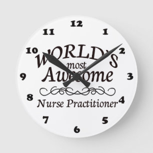 Fantastischster die Krankenschwester-Praktiker der Runde Wanduhr