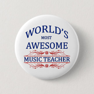 Fantastischster die Musik-Lehrer der Welt Button