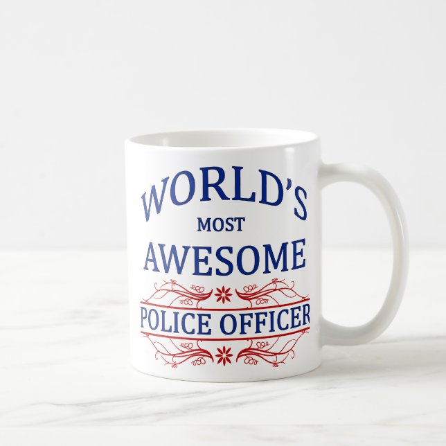 Fantastischster die Polizei-Offizier der Welt Kaffeetasse (Rechts)