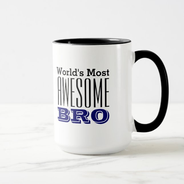FANTASTISCHSTER Entwurf der BRO-Text der Welt Tasse (Rechts)